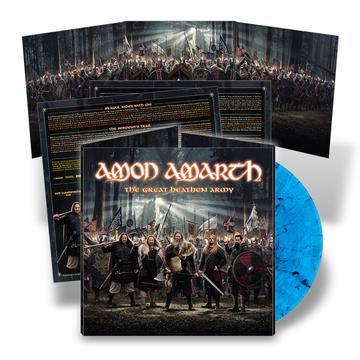 AMON AMARTH 'THE GREAT HEATHEN ARMY' LP (Blue/Black Marble Vinyl)
