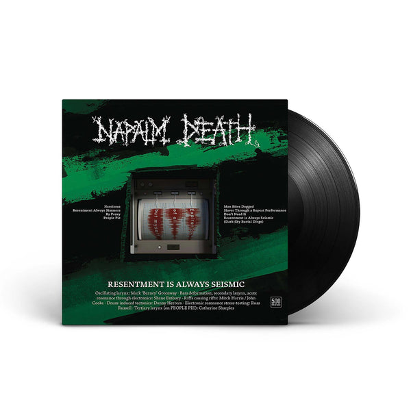 NAPALM DEATH 'RESENTMENT IS ALWAYS SEISMIC - A FINAL THROW OF THROES' LP