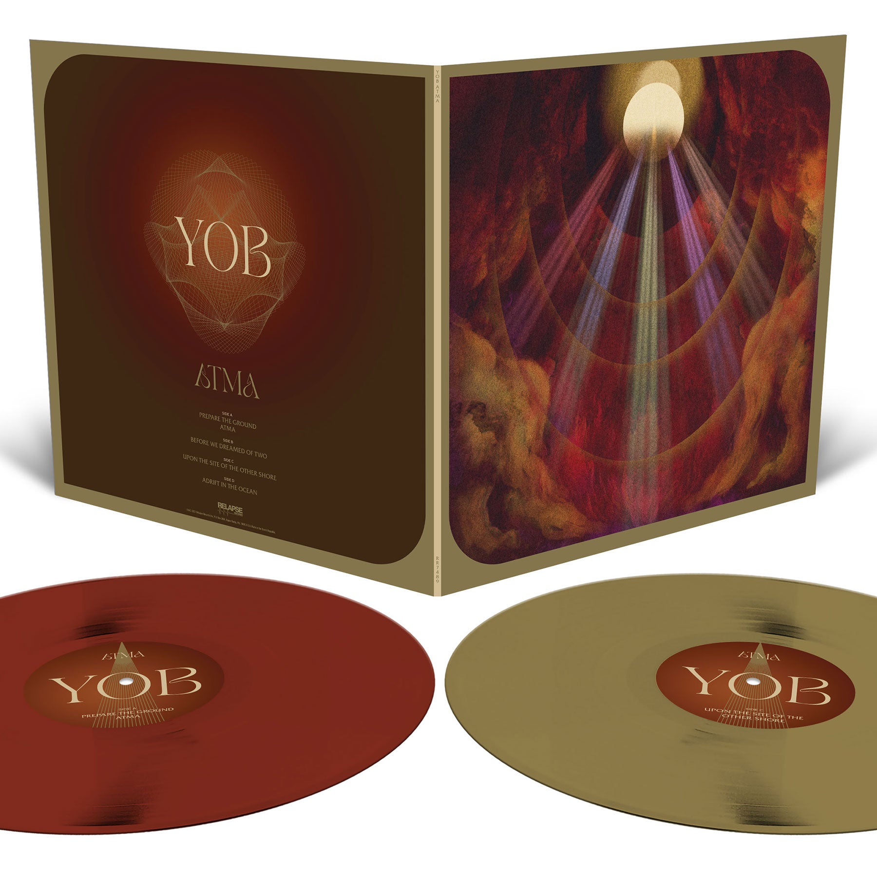 YOB 'ATMA' 2LP (Deluxe Oxblood/Gold Vinyl)