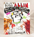 GG ALLIN ROCK AND ROLL TERRORIST ACTIVITY AND COLORING BOOK