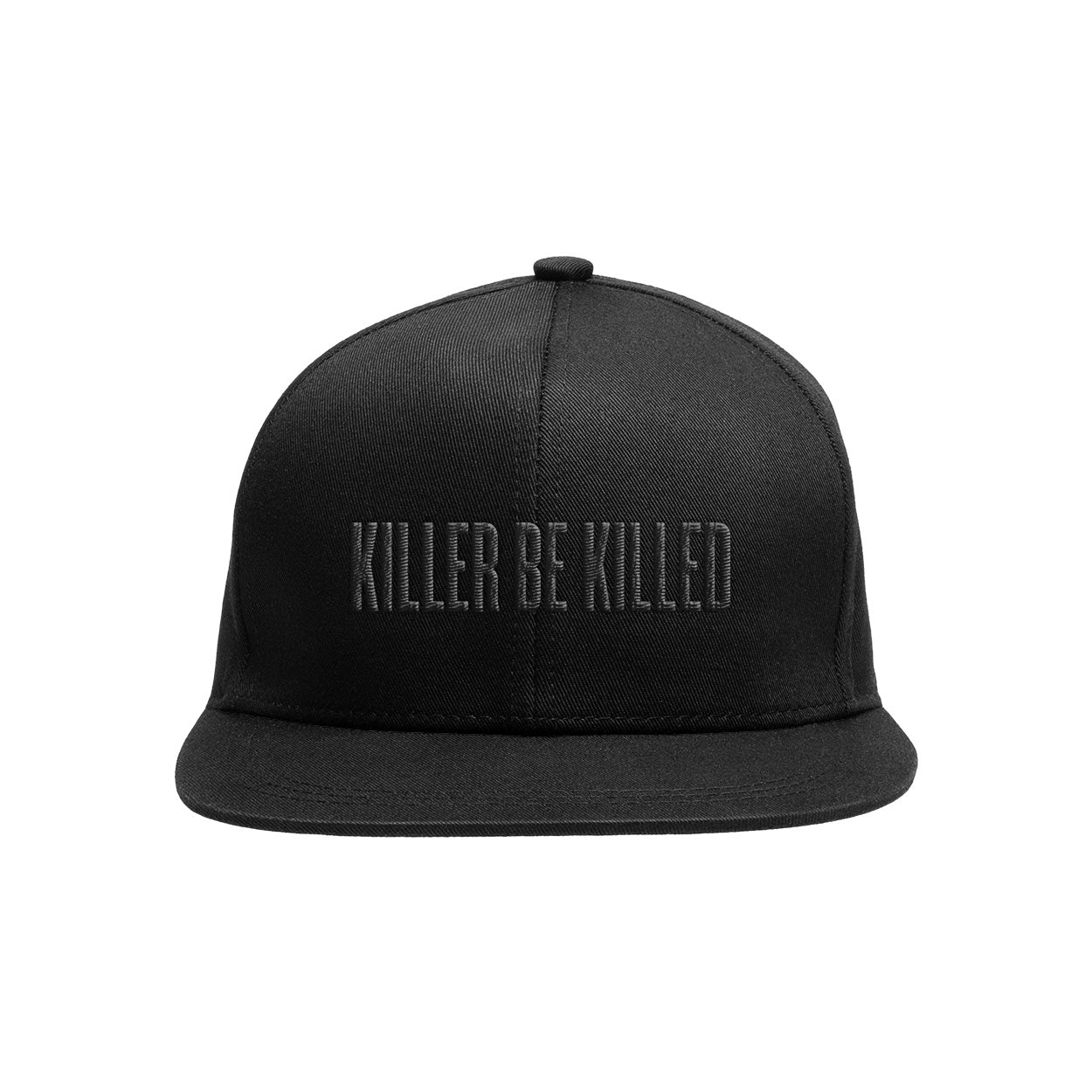 KILLER BE KILLED BLACK ON BLACK LOGO - SNAPBACK