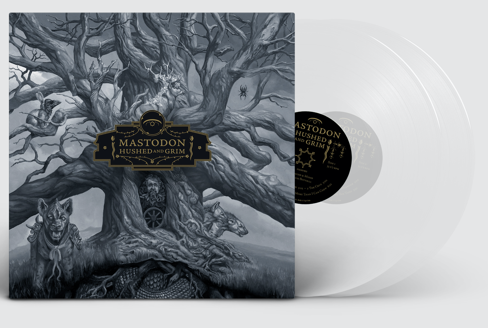 MASTODON 'HUSHED & GRIM' 2LP (Clear Vinyl)