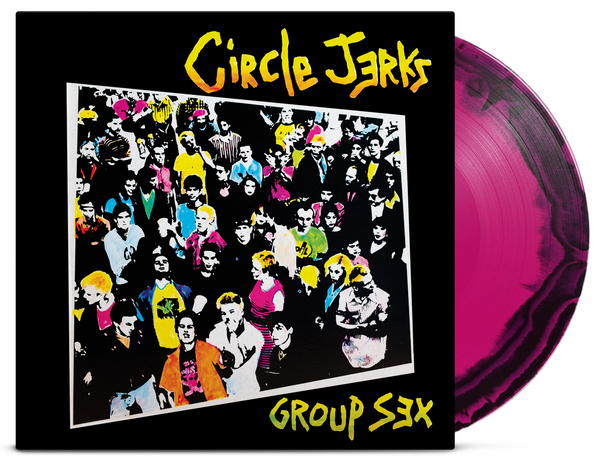 CIRCLE JERKS ‘GROUP SEX’ LP (40th Anniversary, Black & Pink Vinyl)