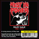 POWER TRIP 'NIGHTMARE LOGIC' OPAQUE YELLOW RILEY GALE FOUNDATION EDITION LP