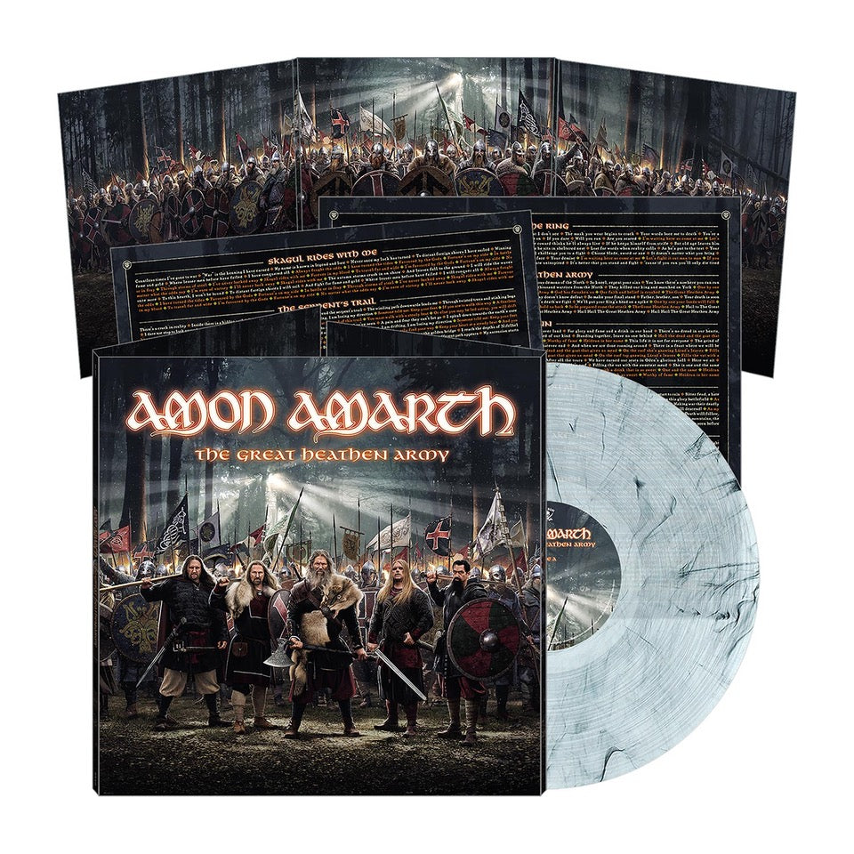 AMON AMARTH 'THE GREAT HEATHEN ARMY' LP (Clear Smoke Vinyl)