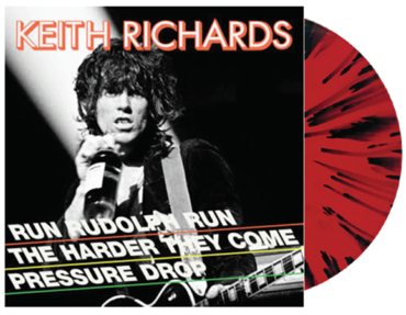 KEITH RICHARDS 'RUN RUDOLPH RUN' LP (Red & Black Splatter Vinyl)