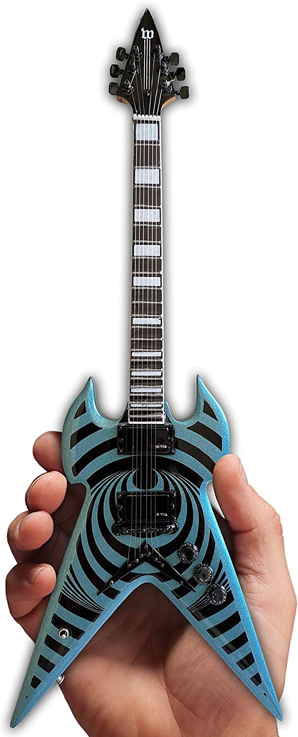 ZAKK WYLDE - WARHAMMER PELHAM BLUE VERTIGO MINI GUITAR