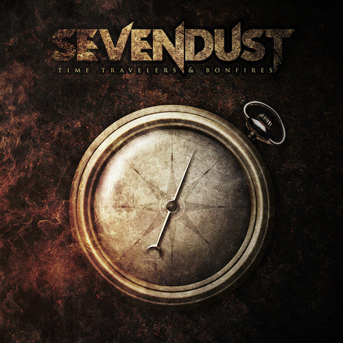 SEVENDUST 'TIME TRAVELERS & BONFIRES' LP (Clear w/Black Smoke Vinyl)