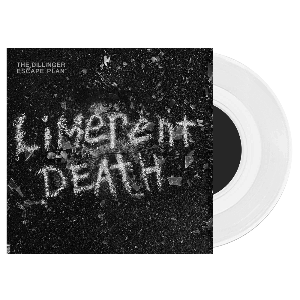 THE DILLINGER ESCAPE PLAN 'LIMERENT DEATH' BLACK WHITE AND SILVER 7" BUNDLE