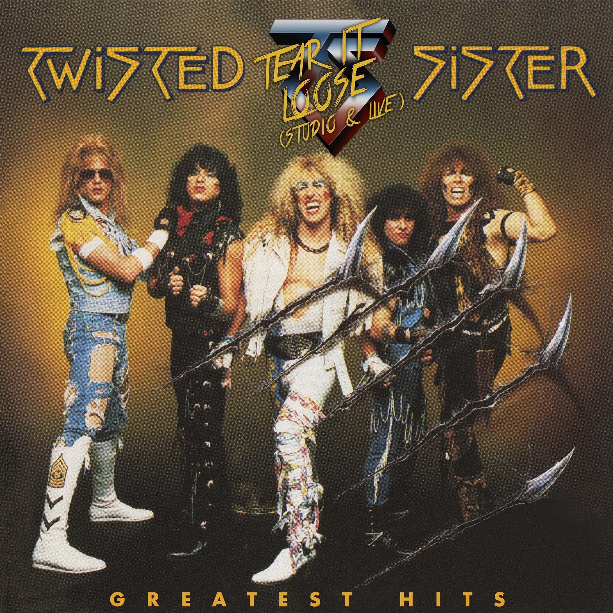 TWISTED SISTER 'GREATEST HITS -TEAR IT LOOSE' 2LP (Translucent Gold Vinyl)