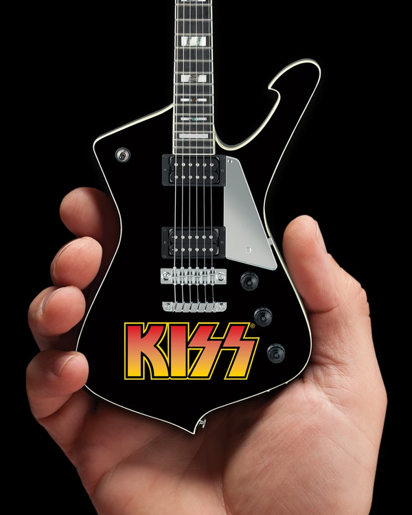 KISS -  PAUL STANLEY  - ICEMAN MINI GUITAR