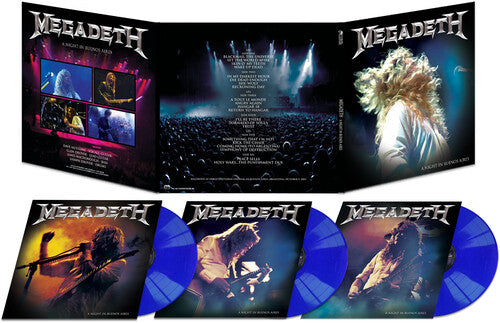 MEGADETH 'A NIGHT IN BUENOS AIRES' 3LP (Blue Vinyl)