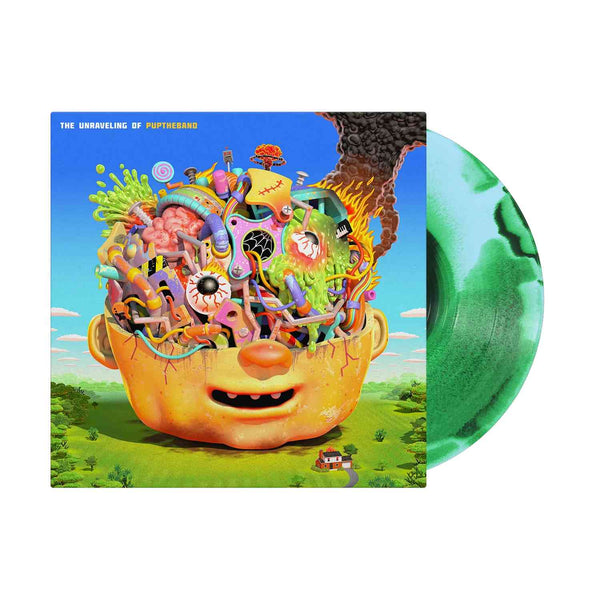 PUP 'THE UNRAVELLING OF PUPTHEBAND' LP (Limited Edition — Only 500 Made, Neon Green, Baby Blue, & Black Smush Vinyl)