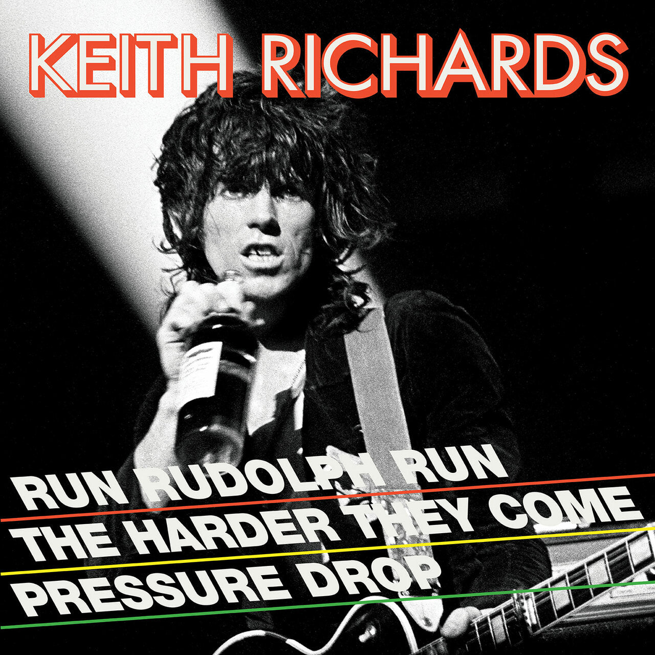 KEITH RICHARDS 'RUN RUDOLPH RUN' LP (Red & Black Splatter Vinyl)