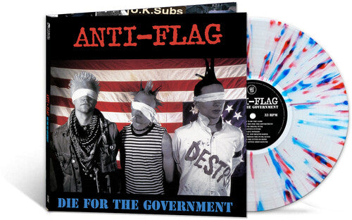 ANTI-FLAG 'DIE FOR THE GOVERNMENT' LP (Red/White/Blue Splatter Vinyl)