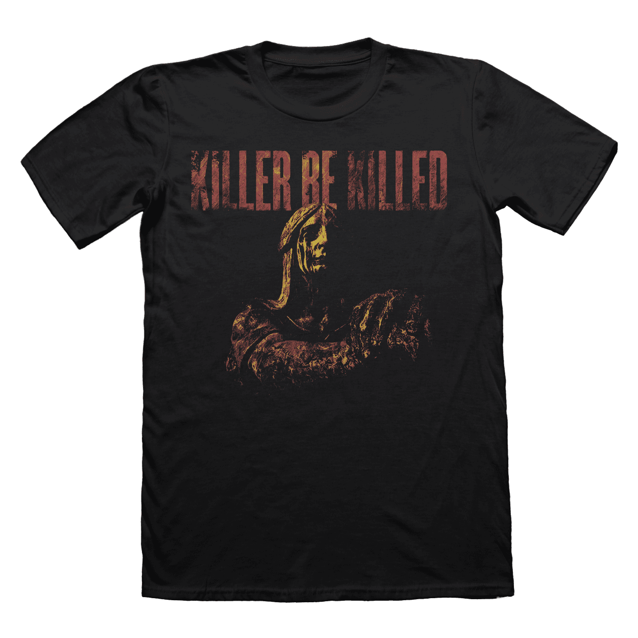 KILLER BE KILLED 'RELUCTANT HERO' STATUE BUST - T-SHIRT