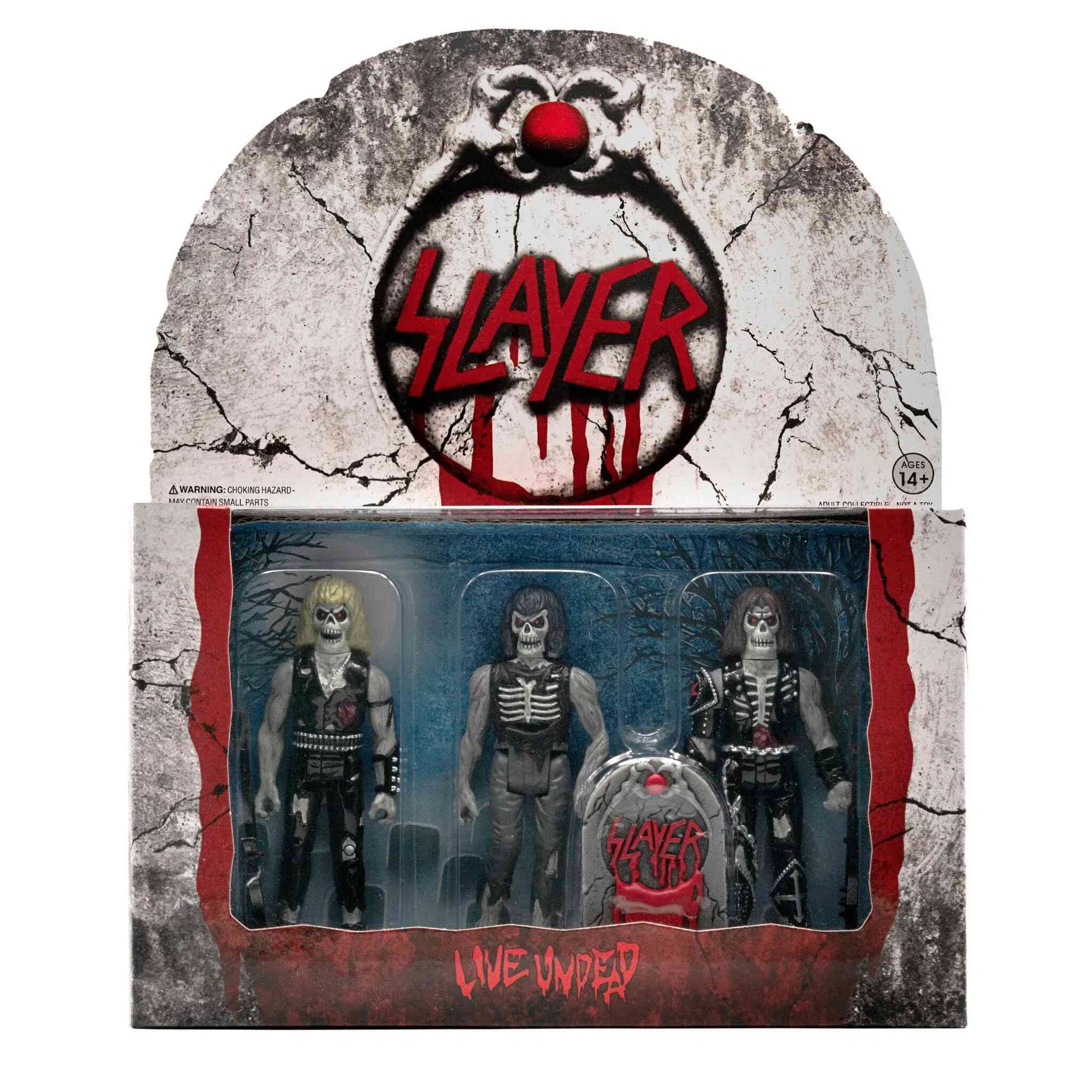 SLAYER REACTION FIGURE - LIVE UNDEAD (3-PACK)