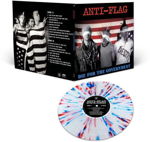 ANTI-FLAG 'DIE FOR THE GOVERNMENT' LP (Red/White/Blue Splatter Vinyl)