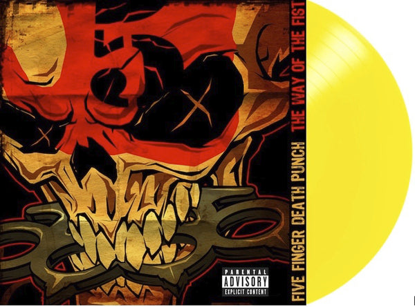FIVE FINGER DEATH PUNCH 'THE WAY OF THE FIST' LIMITED-EDITION YELLOW OPAQUE LP – ONLY 300 MADE