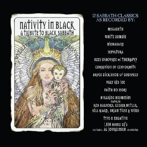 VARIOUS ARTISTS 'NATIVITY IN BLACK: A TRIBUTE TO BLACK SABBATH' 2LP