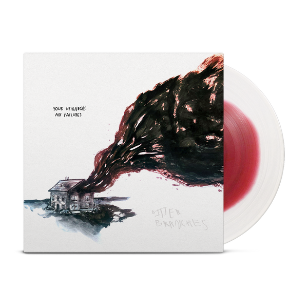 BITTER BRANCHES 'YOUR NEIGHBORS ARE FAILURES' LIMITED-EDITION RED IN WHITE LP — ONLY 100 MADE