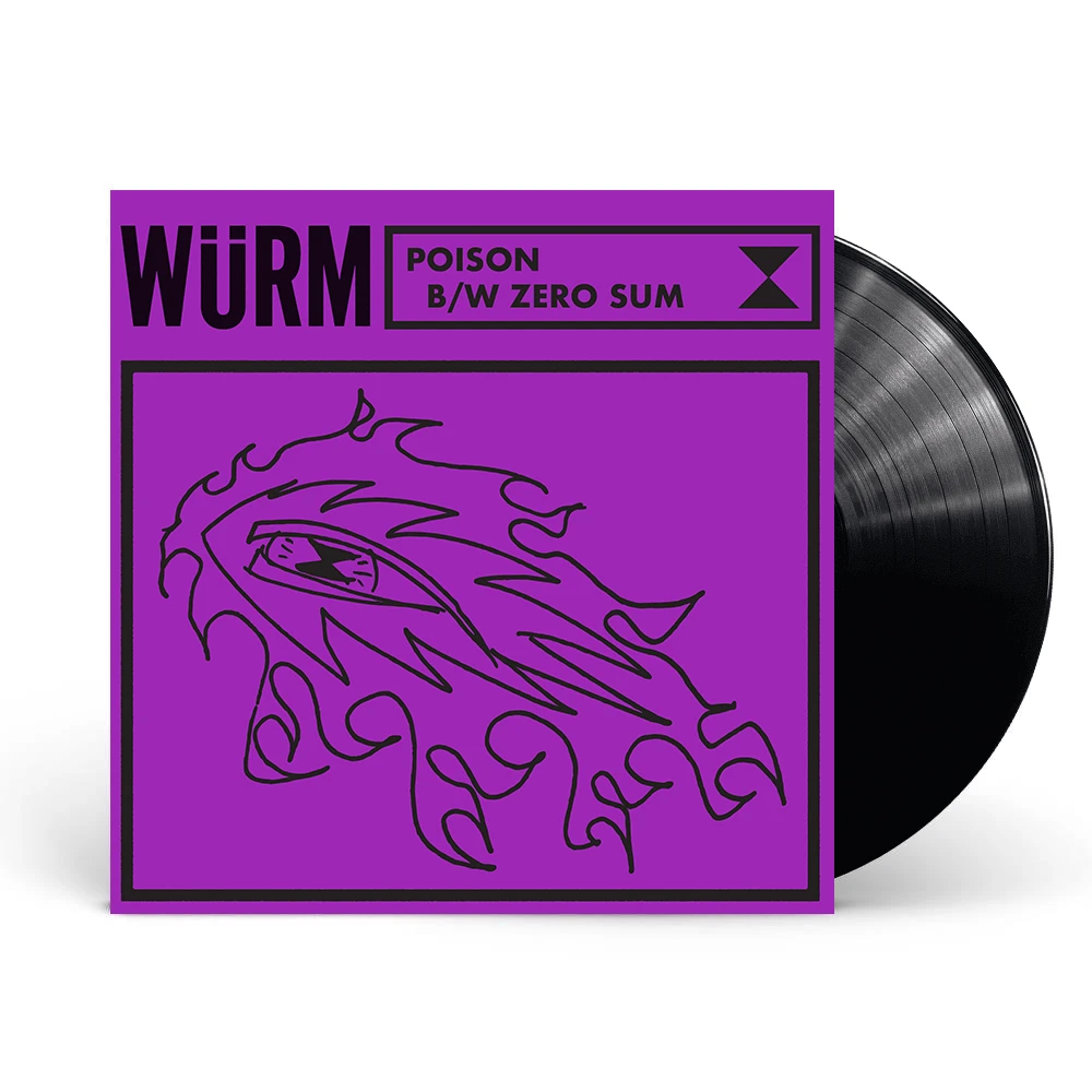 WURM 'POISON B/W ZERO SUM' 7"