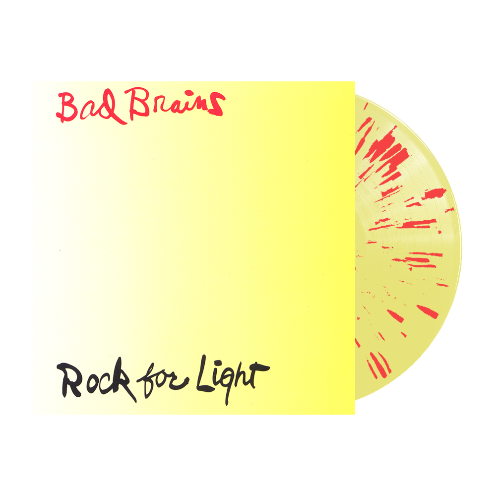 BAD BRAINS ‘ROCK FOR LIGHT LP (Limited Edition, Transparent Yellow w/ Red Splatter Vinyl)