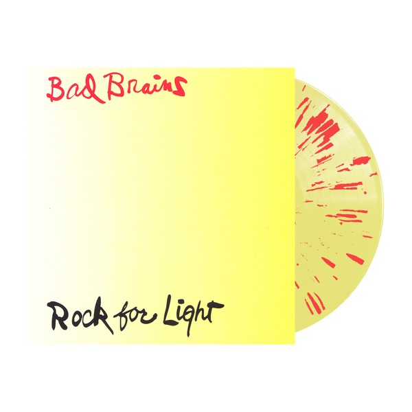 BAD BRAINS ‘ROCK FOR LIGHT LP (Limited Edition, Transparent Yellow w/ Red Splatter Vinyl)
