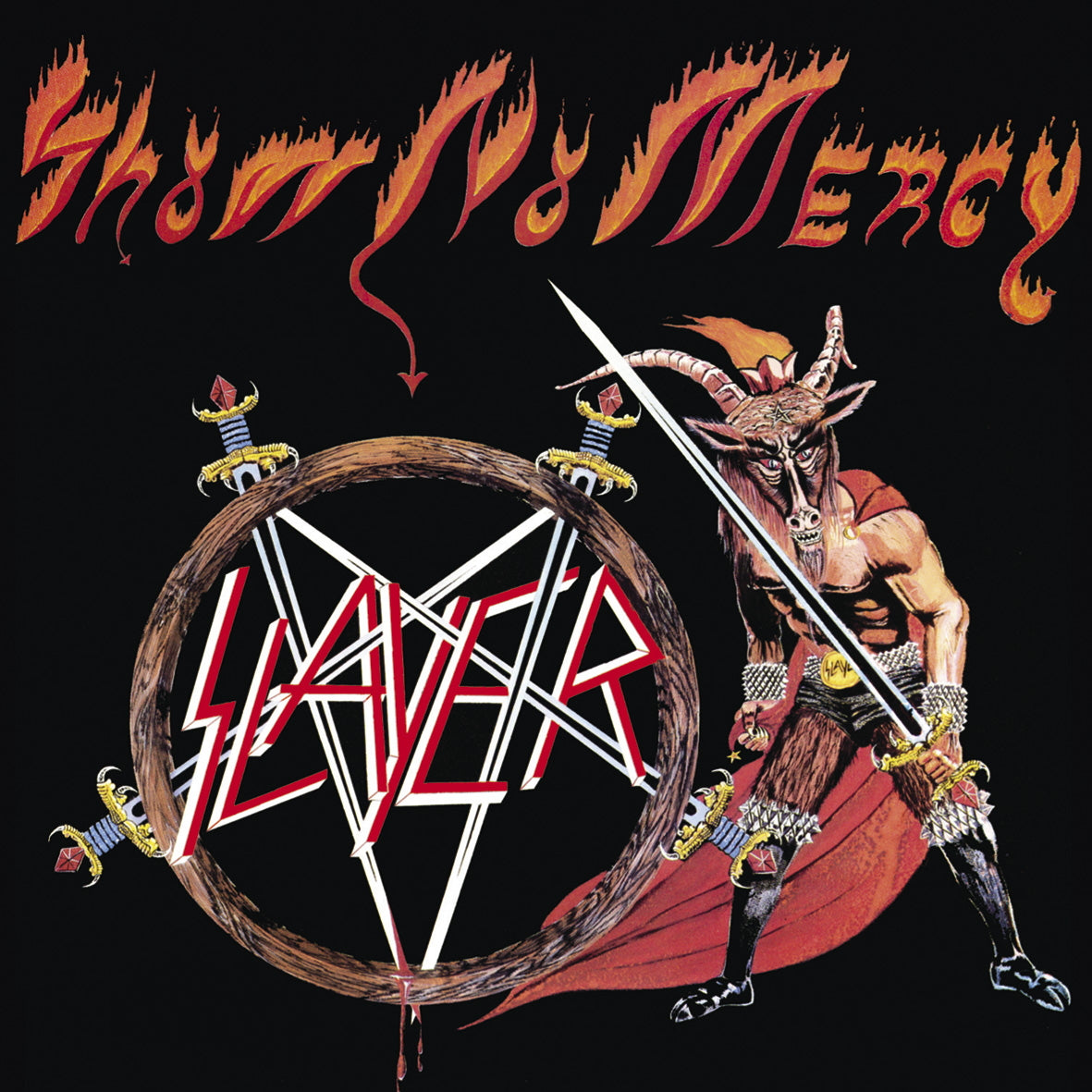 SLAYER 'SHOW NO MERCY' TRANSPARENT RED LP