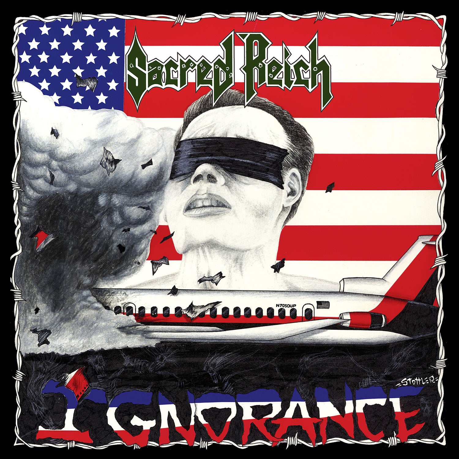 SACRED REICH 'IGNORANCE' COBALT BLUE LP