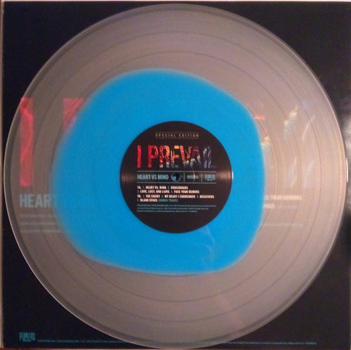 I PREVAIL ‘HEART VS MIND/LIFELINES' CLEAR WITH CYAN BLOB & CLEAR WITH ORANGE CRUSH BLOB 2LP