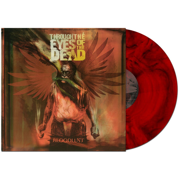 THROUGH THE EYES OF THE DEAD 'BLOODLUST' LP (Red w/Black Marbled Vinyl)
