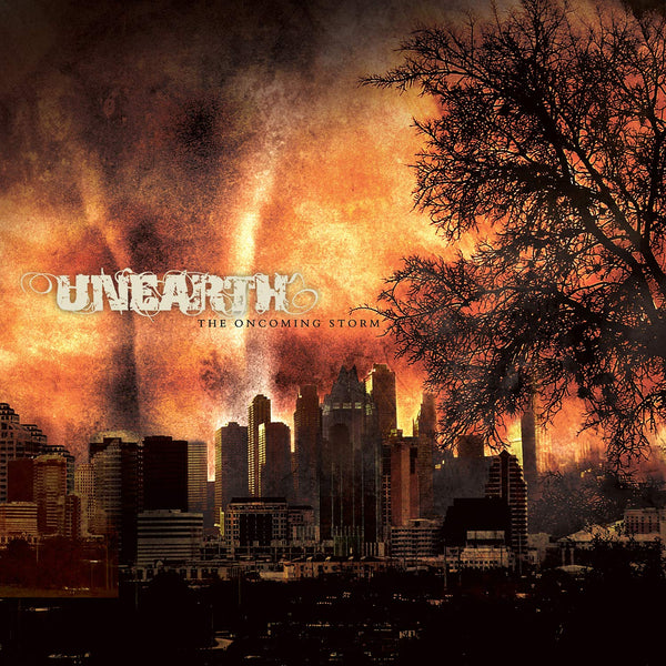 UNEARTH 'ONCOMING STORM' GOLD AND BLACK SPLIT LP