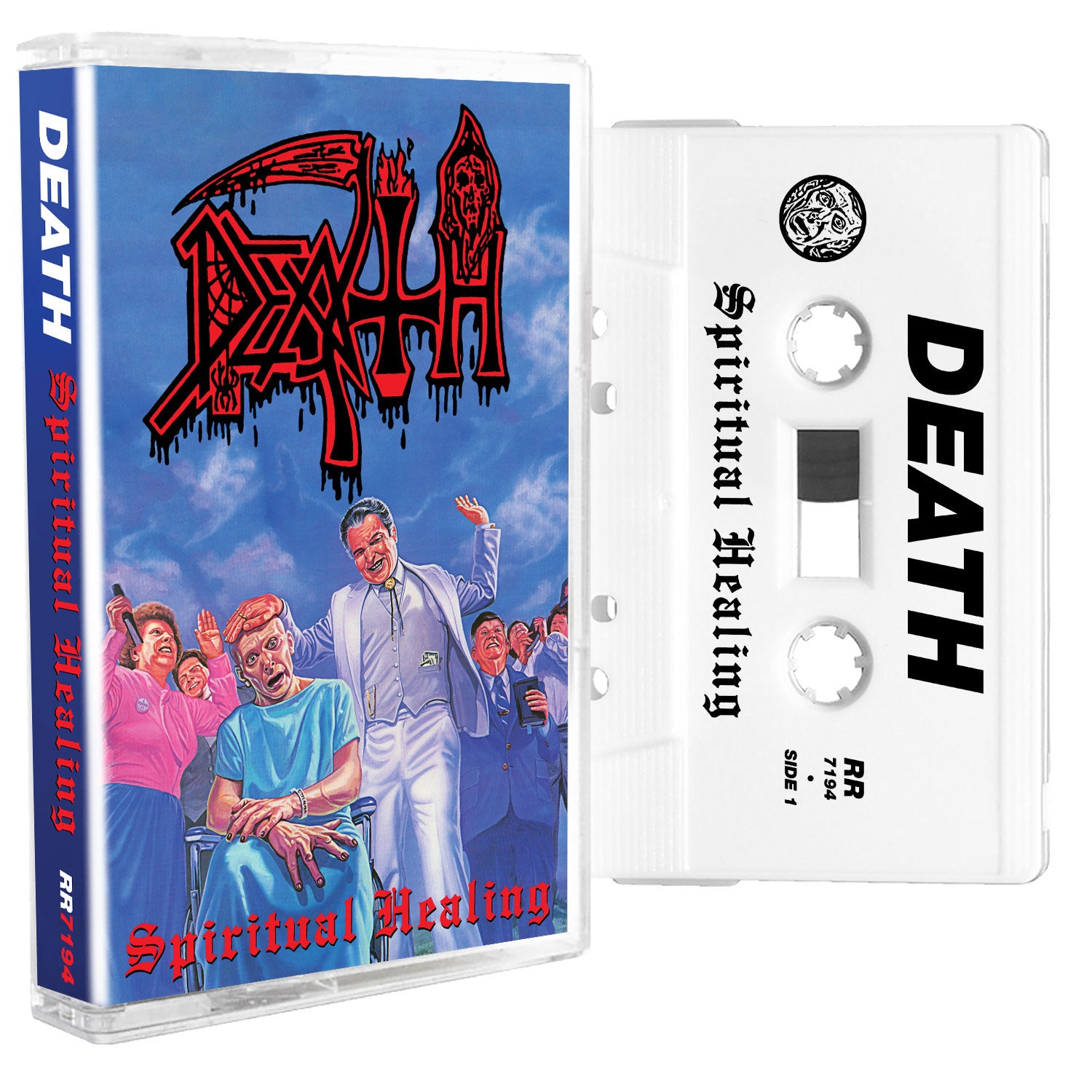 DEATH 'SPIRITUAL HEALING' CASSETTE (White Cassette)