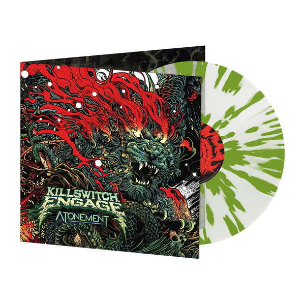KILLSWITCH ENGAGE 'ATONEMENT' LP (Clear w/ Bright Green Splatter)