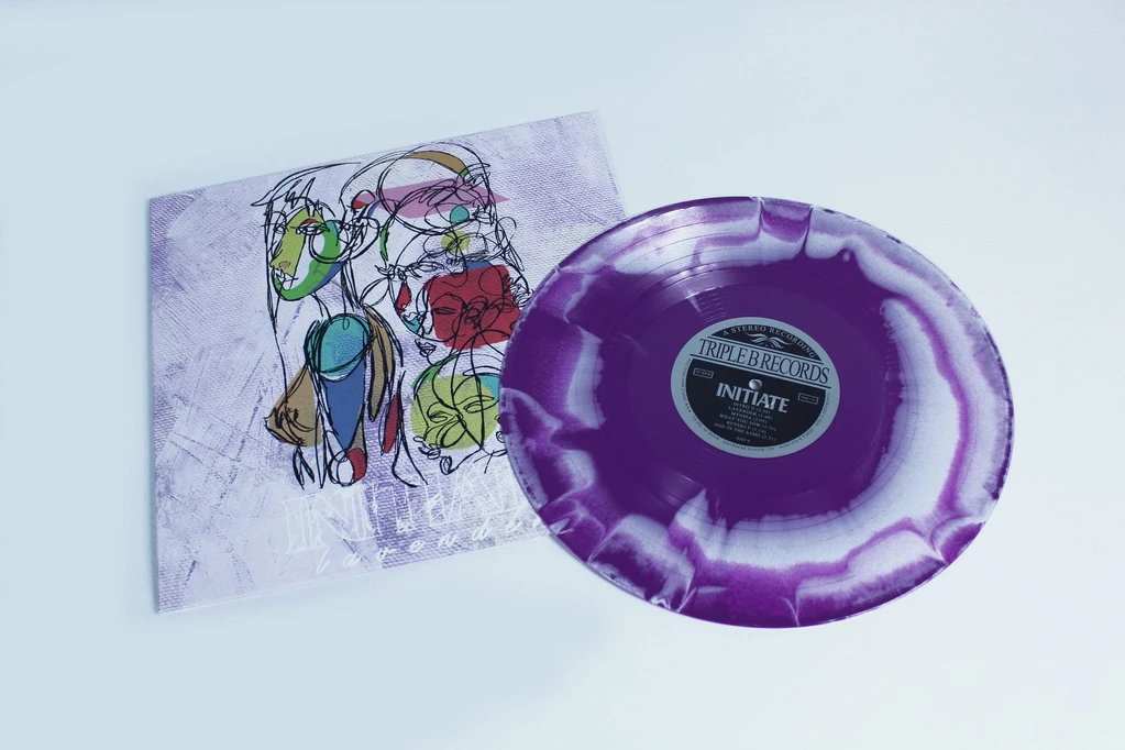 INITIATE 'LAVENDER' 12" EP (White Swirl Vinyl)