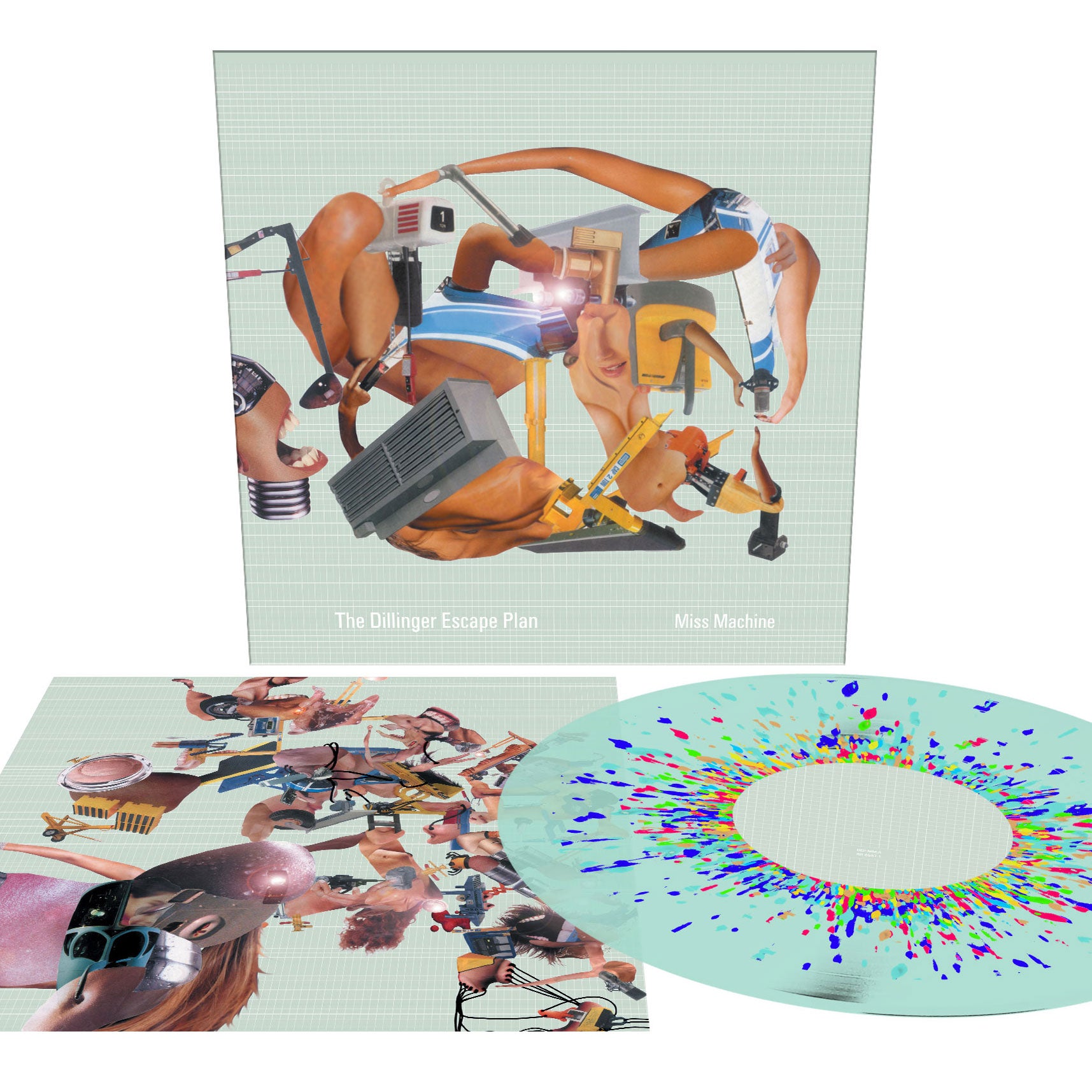 THE DILLINGER ESCAPE PLAN 'MISS MACHINE REISSUE' LP (Reissue, Green Splatter Vinyl)