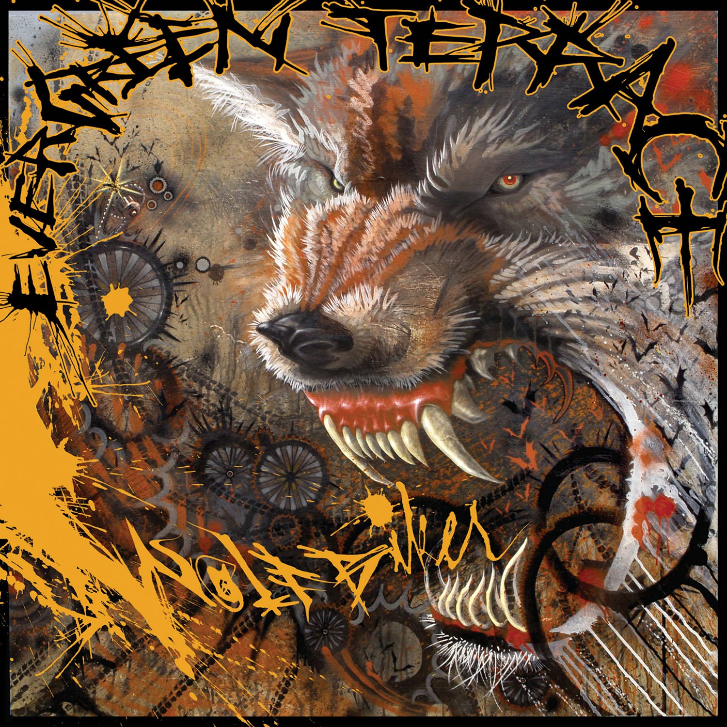 EVERGREEN TERRACE 'WOLFBIKER' GOLDEN MARBLED LP