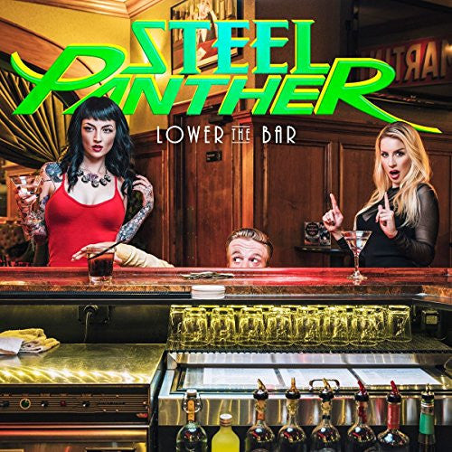 STEEL PANTHER 'LOWER THE BAR' LP (Lime Green Vinyl)