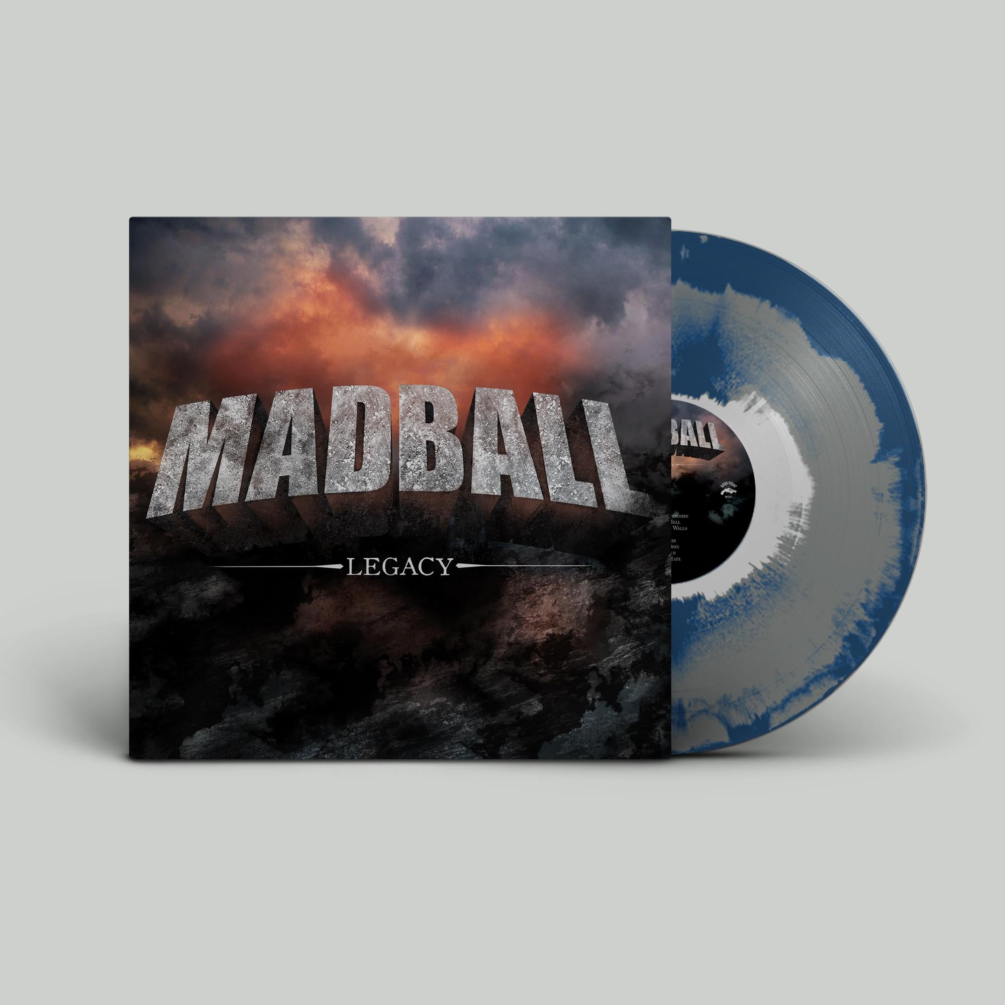 MADBALL 'LEGACY' LP (Blue Silver White Vinyl)