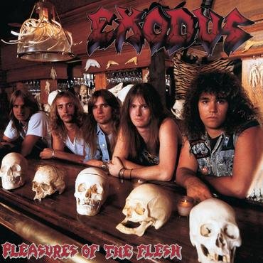 EXODUS 'PLEASURES OF THE FLESH' TRANSLUCENT YELLOW LP