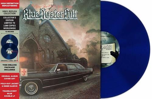 BLUE OYSTER CULT 'ON YOUR FEET OR ON YOUR KNEES' TRANSLUCENT BLUE 2xLP