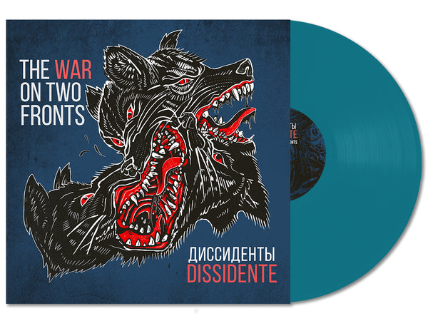DISSIDENTE ‘THE WAR ON TWO FRONTS’ LP (Limited Edition – Only 100 Made, Transparent Sea Blue Vinyl)