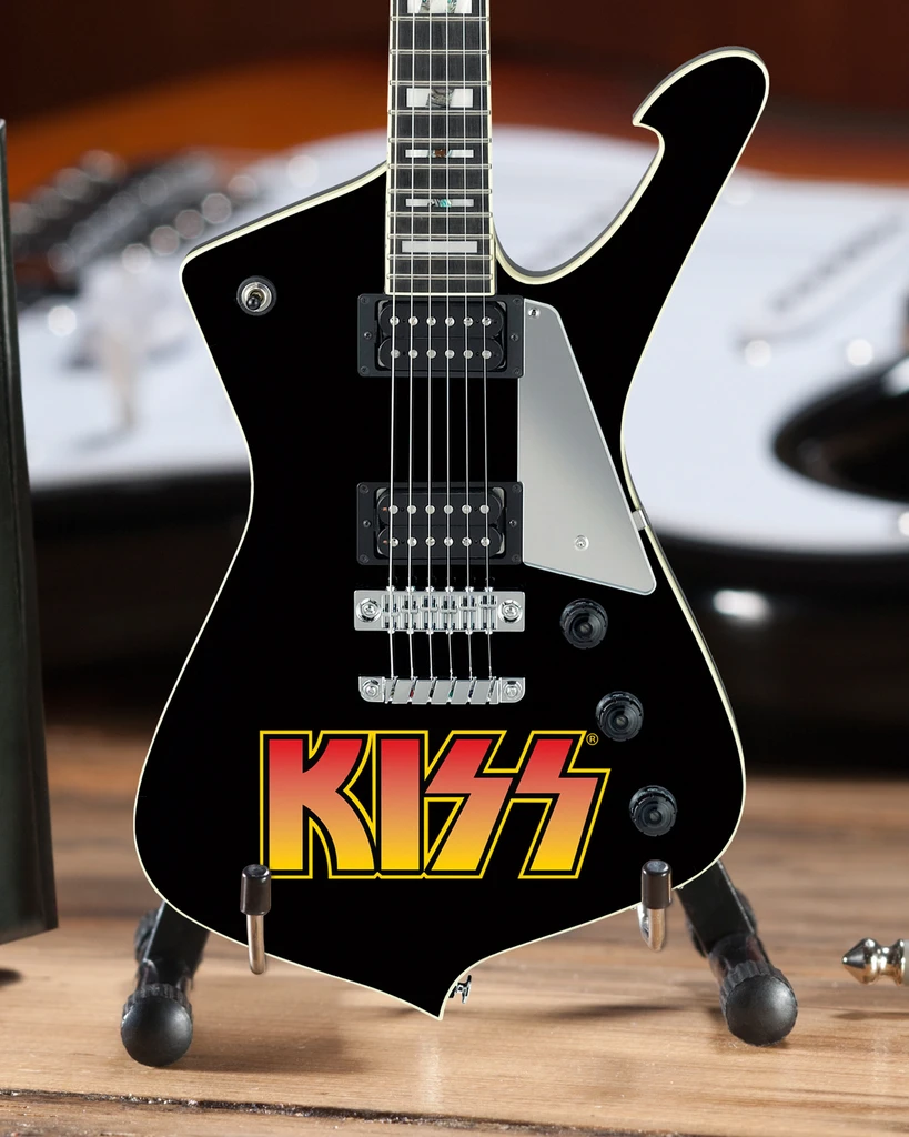 KISS -  PAUL STANLEY  - ICEMAN MINI GUITAR