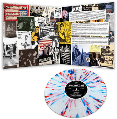 ANTI-FLAG 'DIE FOR THE GOVERNMENT' LP (Red/White/Blue Splatter Vinyl)