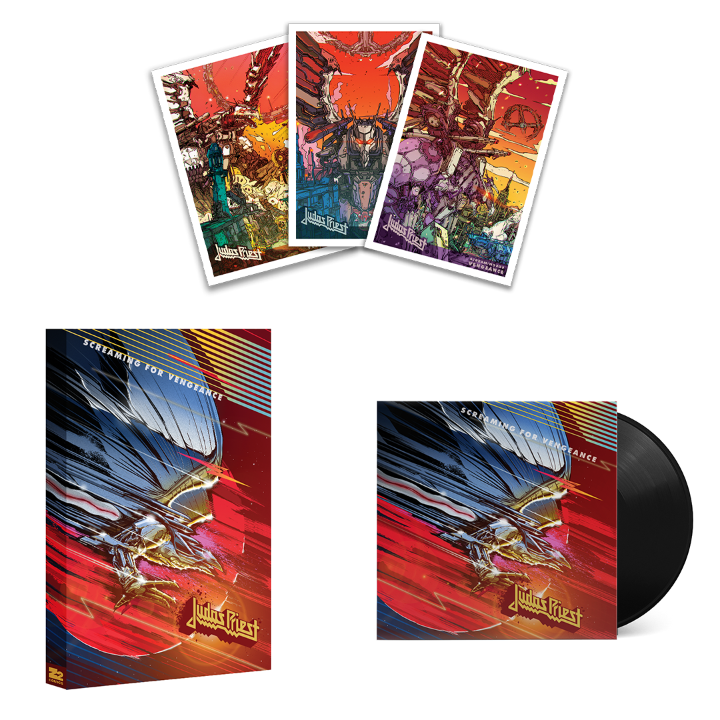 JUDAS PRIEST 'SCREAMING FOR VENGEANCE'  GRAPHIC NOVEL DELUXE EDITION