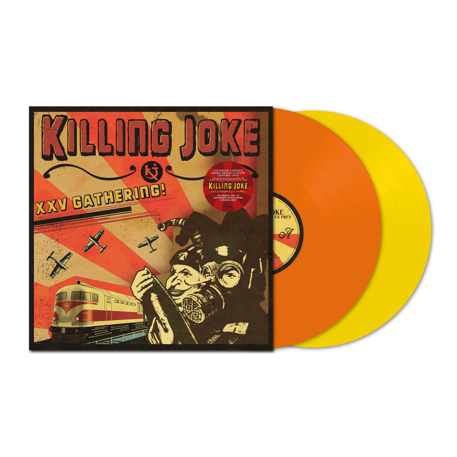 KILLING JOKE 'XXV GATHERING: LET US PREY' 2LP (Limited Edition, Orange & Yellow Vinyl)