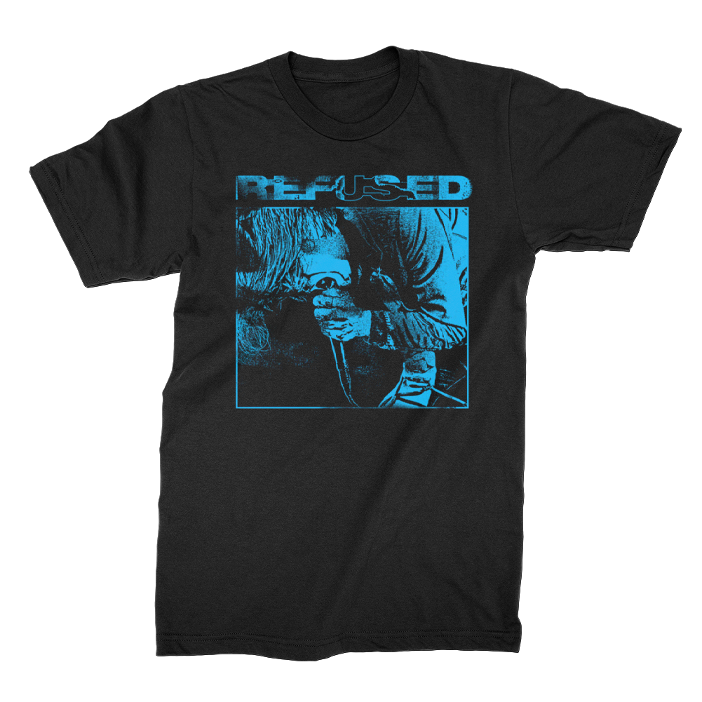 REFUSED 'NO ESCAPE MIC' T-SHIRT