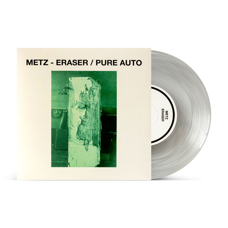 METZ 'ERASER B/W PURE AUTO' 7" EP (Clear Vinyl)