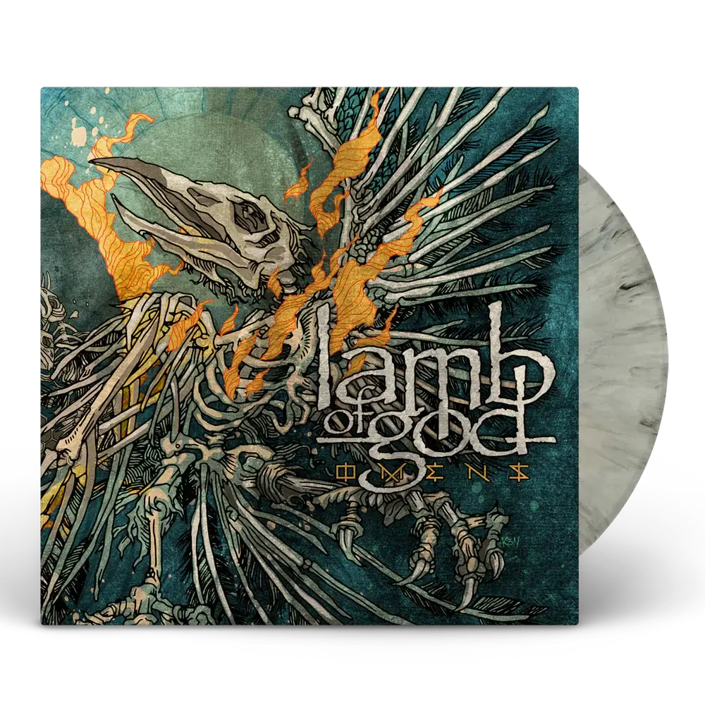 REVOLVER x LAMB OF GOD "OMENS BUNDLE"  ALT COVER + SLIPCASE W/ EXCLUSIVE OMENS' CD + LP & T-SHIRT – ONLY 50 AVAILABLE